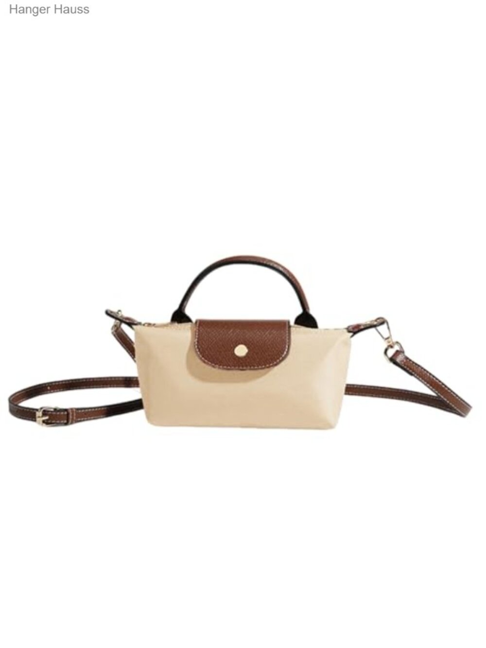 Quilted Nylon Mini Crossbody Bag with Adjustable Strap